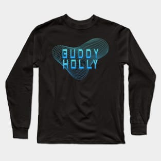 Geometric Line Buddy Holly Long Sleeve T-Shirt